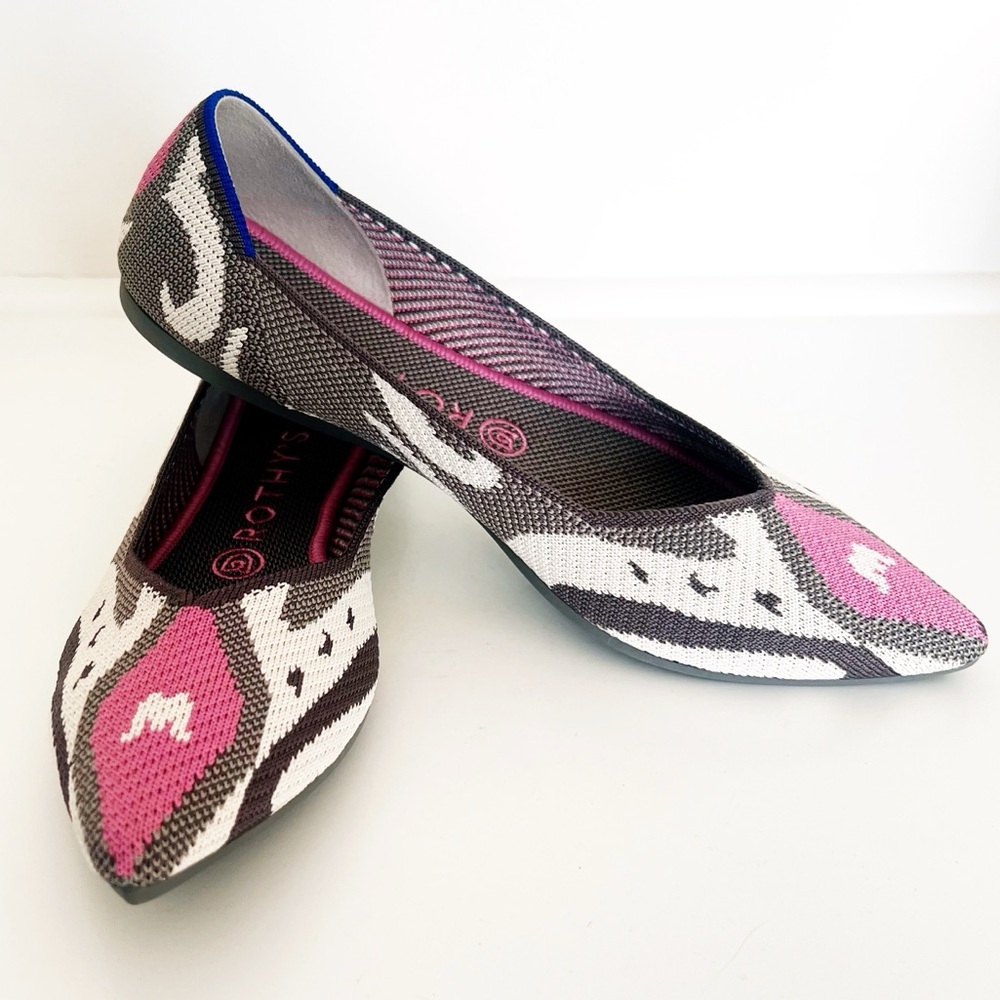 Rothy's Retired The Point Moroccan Rose RARE Limited Edition in a Women's size 9 - Picture 2 of 11